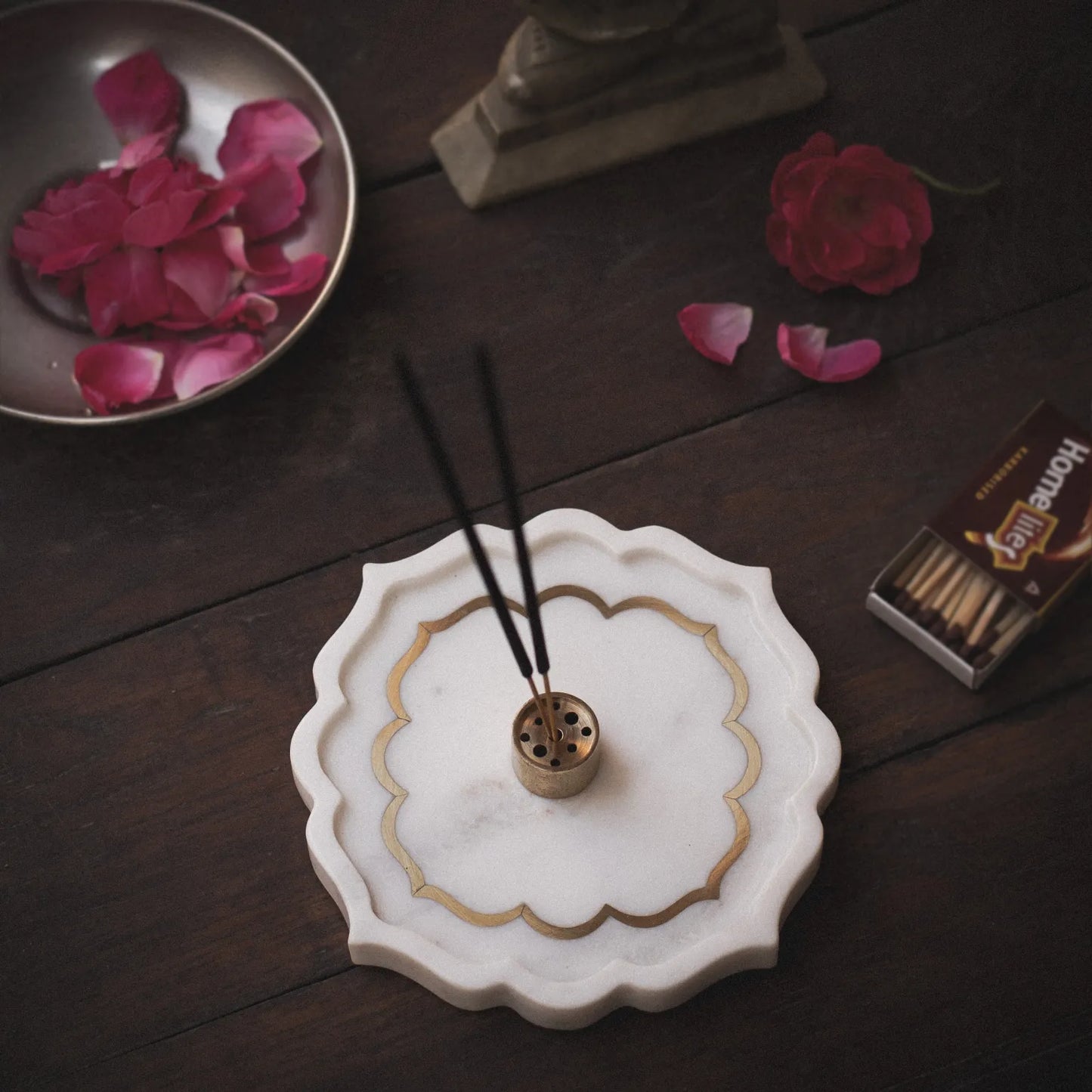 Vasantam - Marble Incense Holder