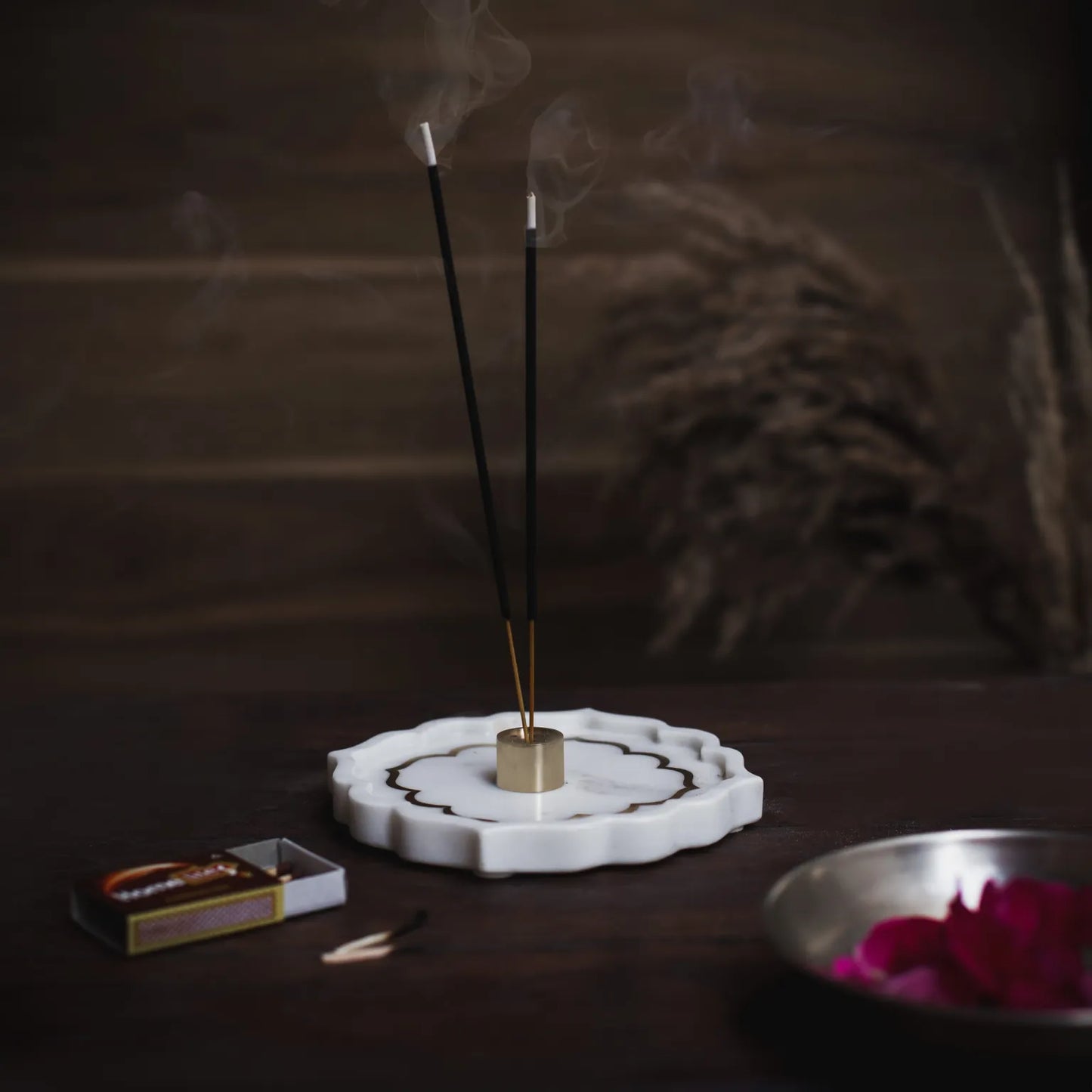 Vasantam - Marble Incense Holder