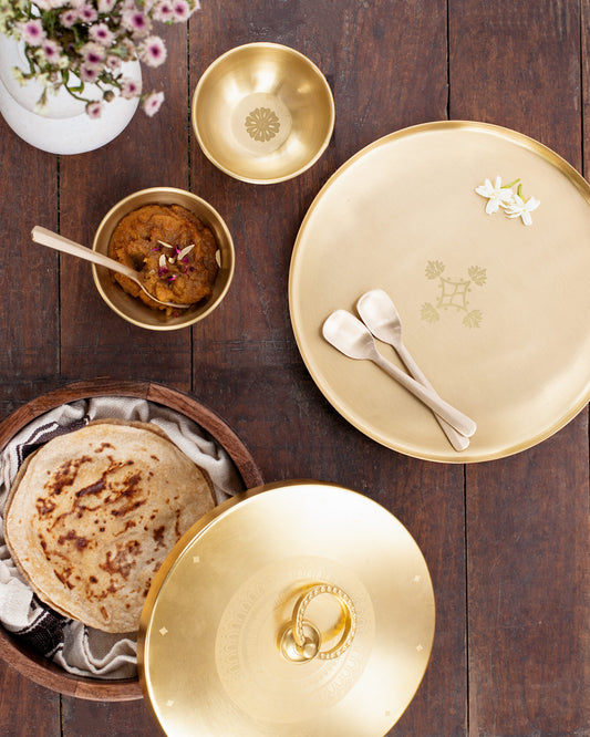Riwaj Brass Spoons – A Heritage of Elegance (Set of 4)