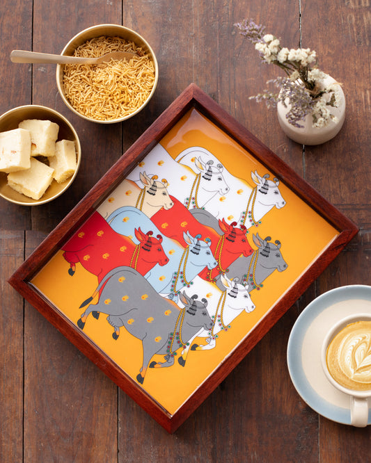 Kamadhenu Tray – A Timeless Blend of Tradition & Functionality