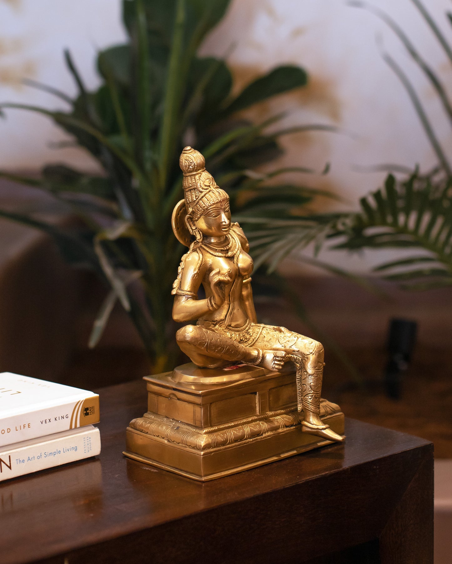Lalitha parameshwari - Antique Brass Ammavaru Idol