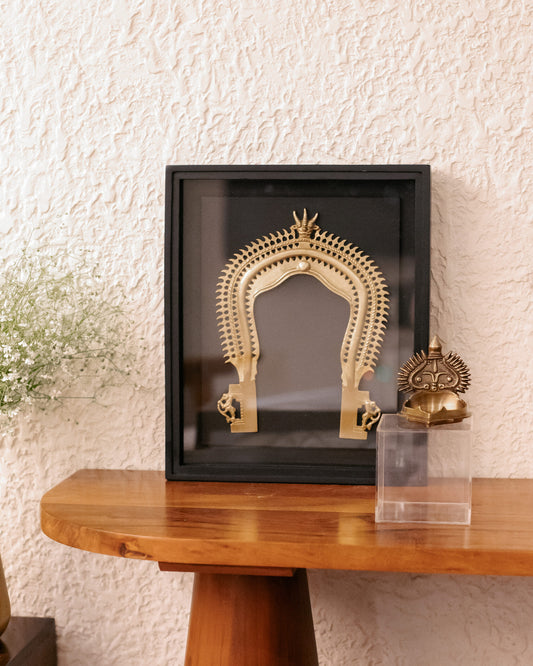 Antique Prabhavali Glam – A Radiant Divine Aura frame