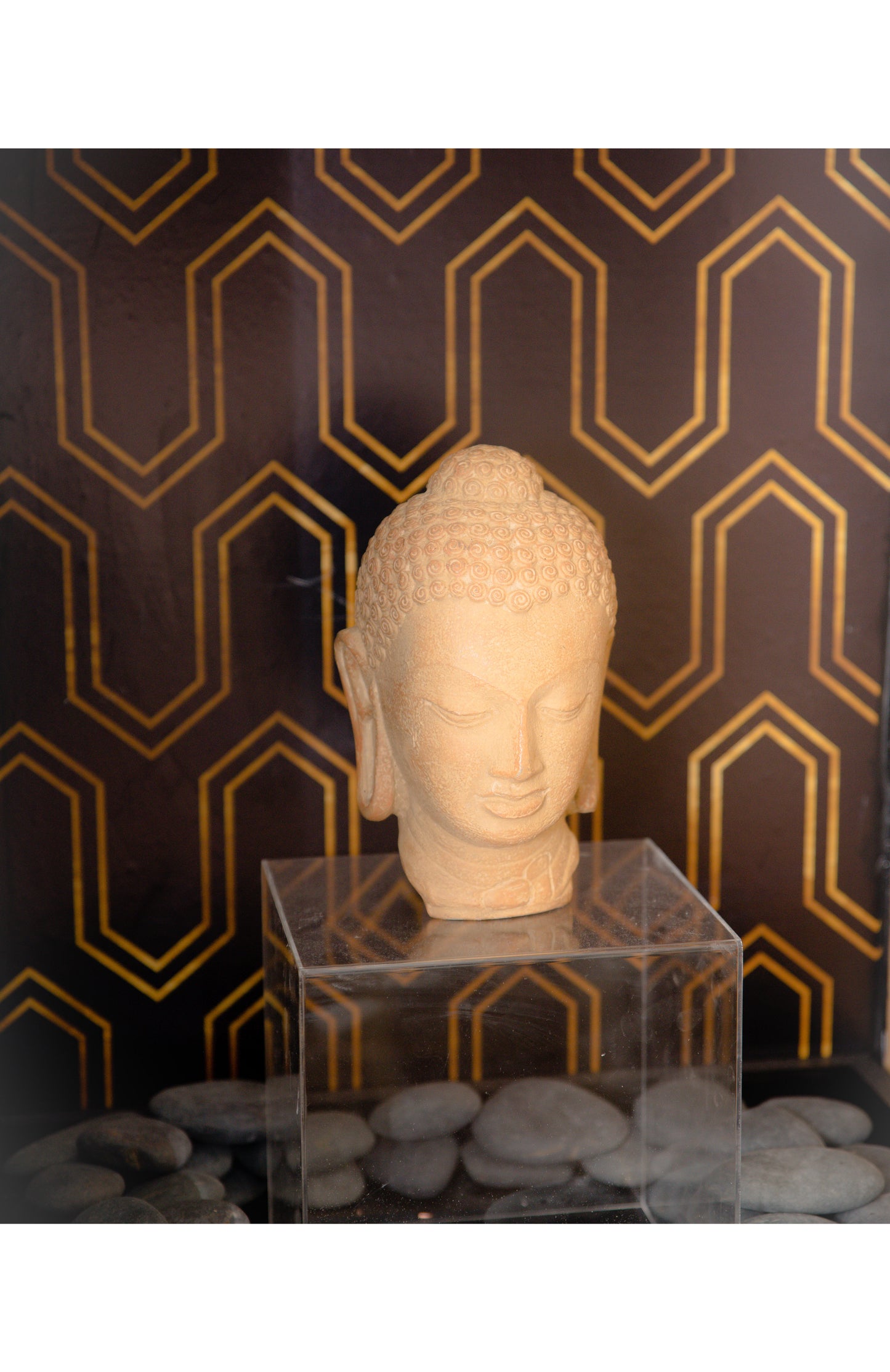 Buddha – Sand Pedestal Sculpture
