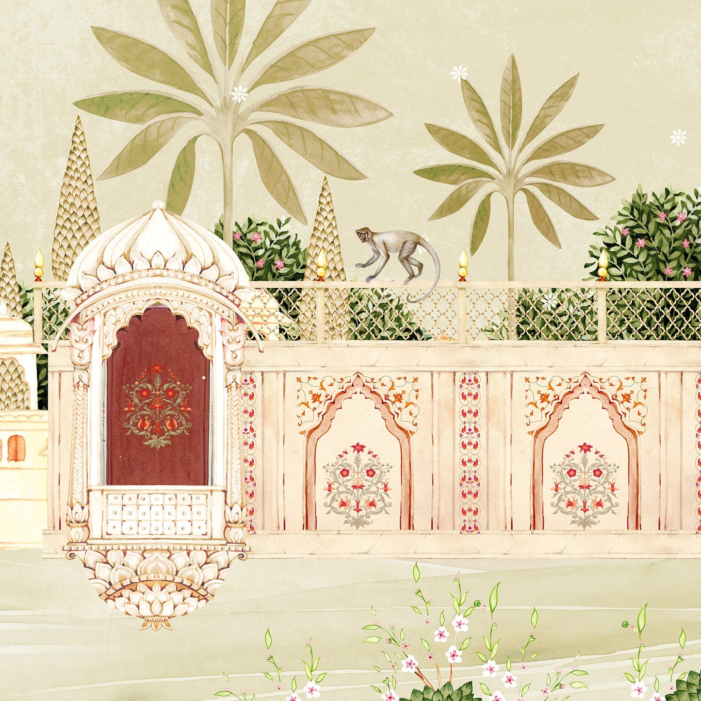 Pichwai Garden | Pichwai and Architecture | My Space of Joy