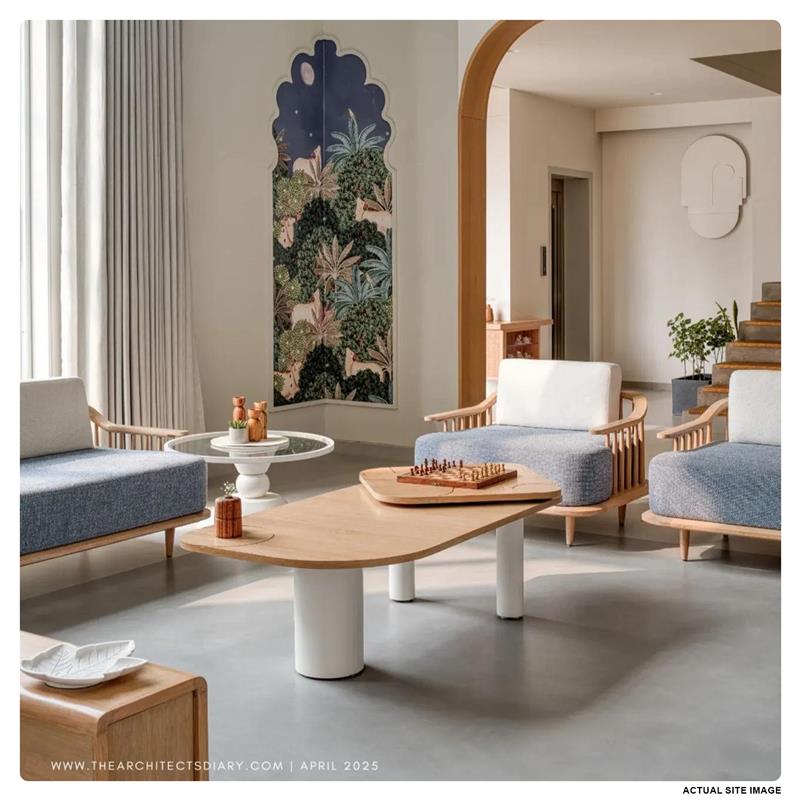 Hide N Seek Blue | Pichwai and Architecture | My Space of Joy