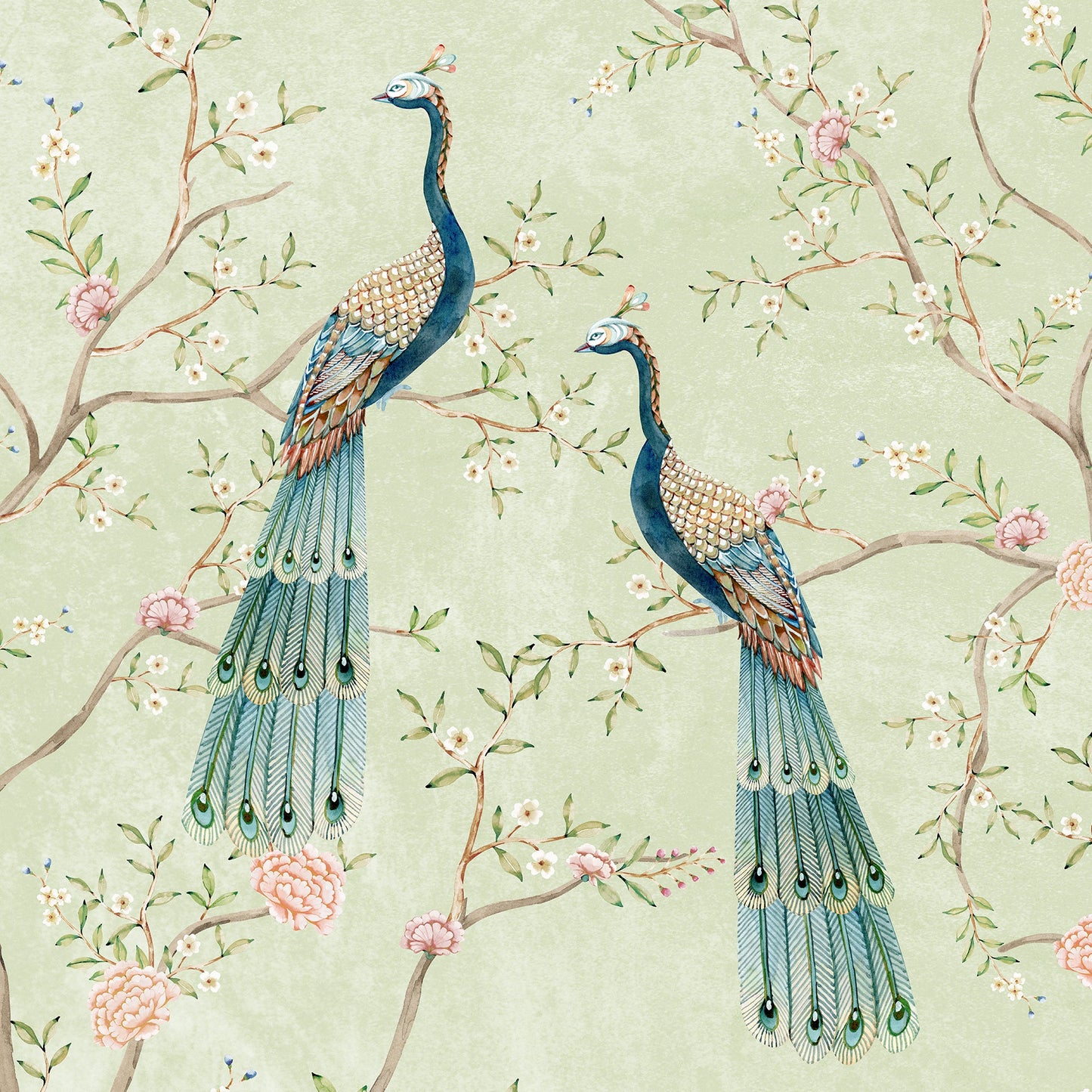 East Meets West Green | Chinoiseries | My Space of Joy