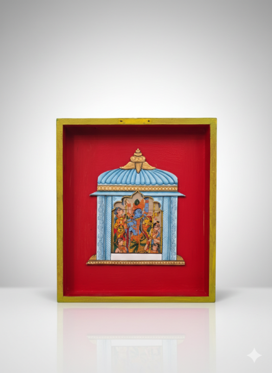 Pattachitra Rasa Madhuri — Radha-Krishna Sringara Toranam