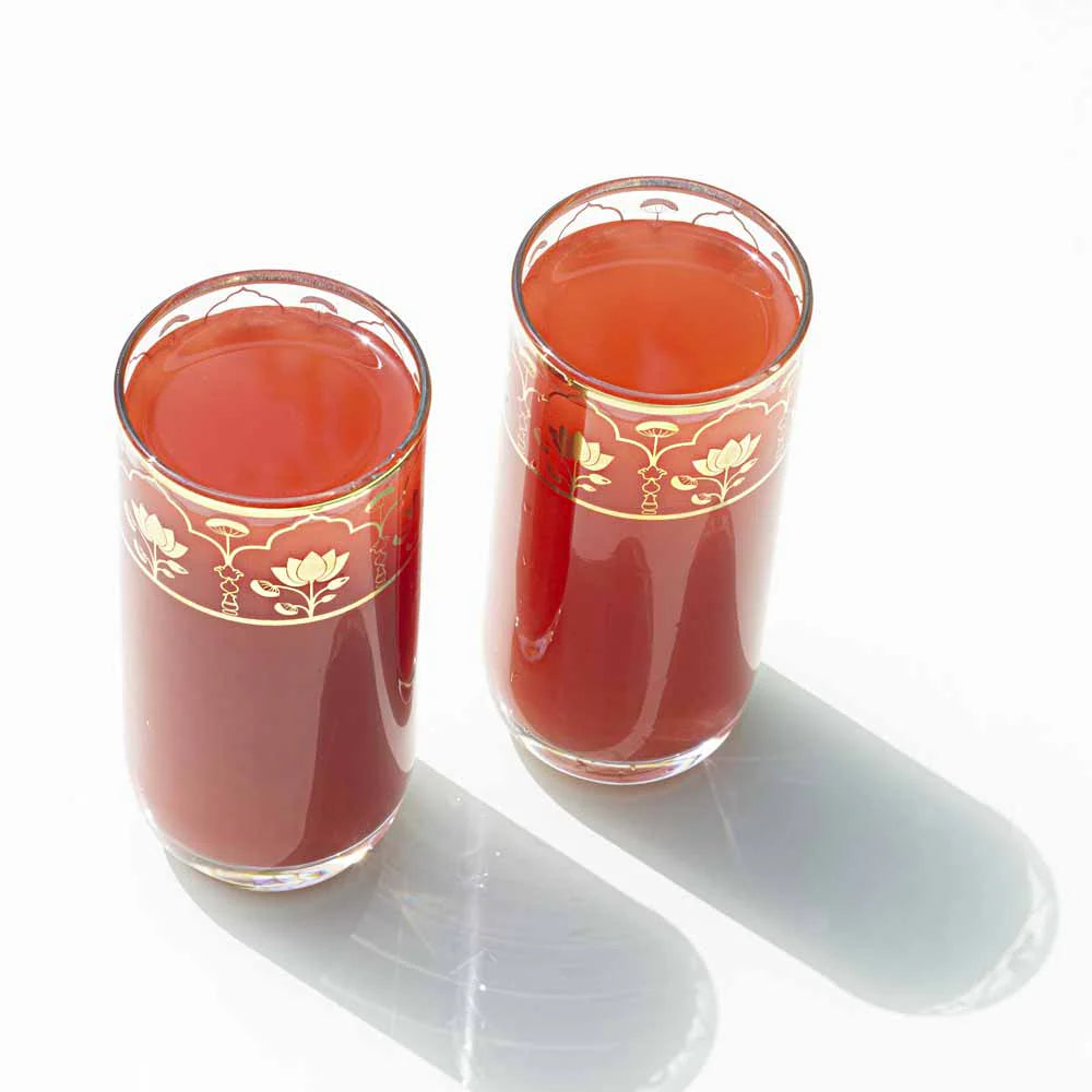 Kamalam – The Pichwai Kamal Glass Set