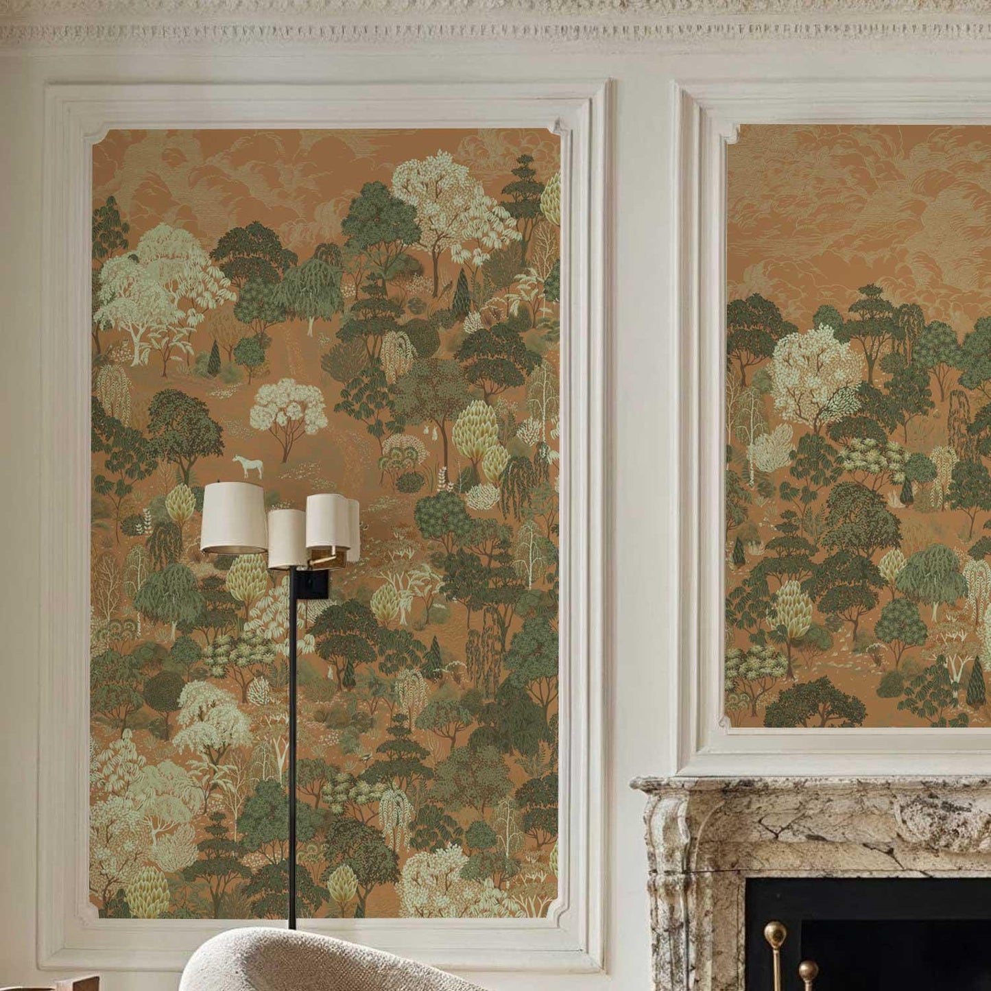 Botanical Forest | Vintage-Inspired Tree Wall Mural