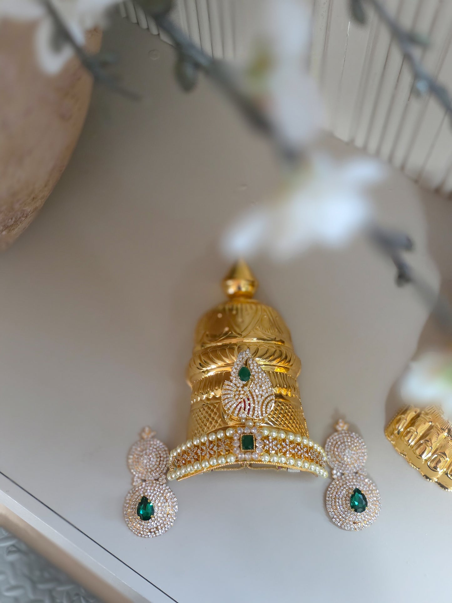 Rohini Kiritam – Pacha (Green Diamond inspired crown)