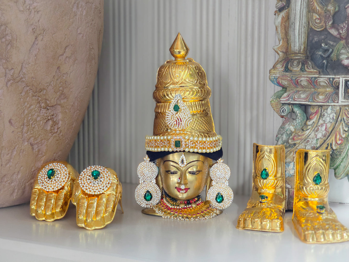 Rohini Kiritam – Pacha (Green Diamond inspired crown)