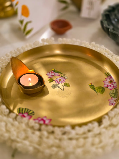Kili Kolam Brass plate