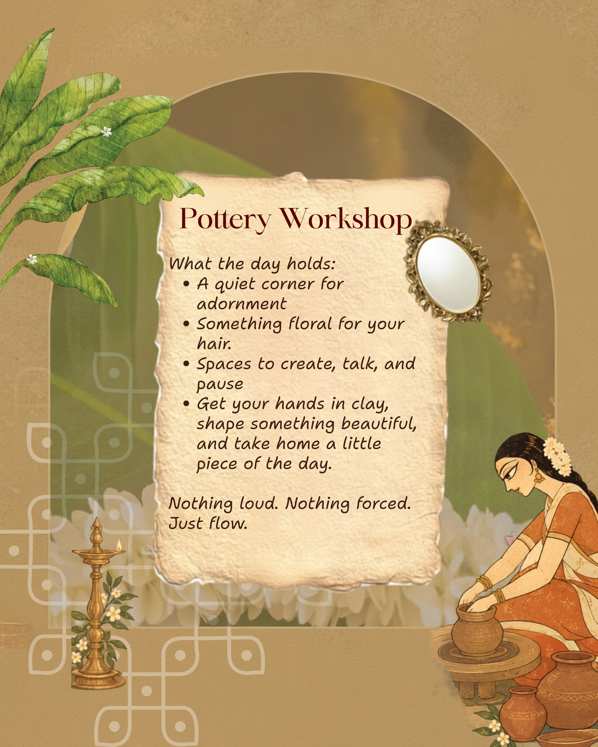 Saree with Sakhis Ft. Pottery workshop