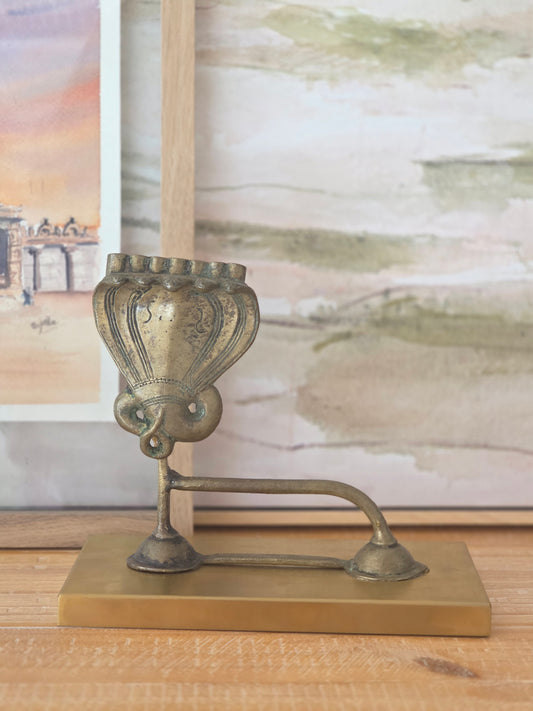 Shesha Naaga Brass Decor Accent