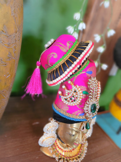 Vastra Kirita - Ammavaru Crown with Brocade Fabric