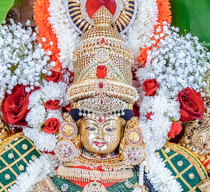 Divya Pathakam Koppu - Pearl Head Bun Ornament with Pathakam