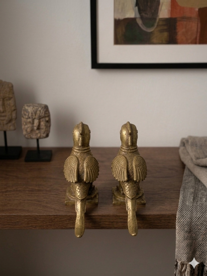 Shuka Yugmam - The Heritage Brass Parrot Pair