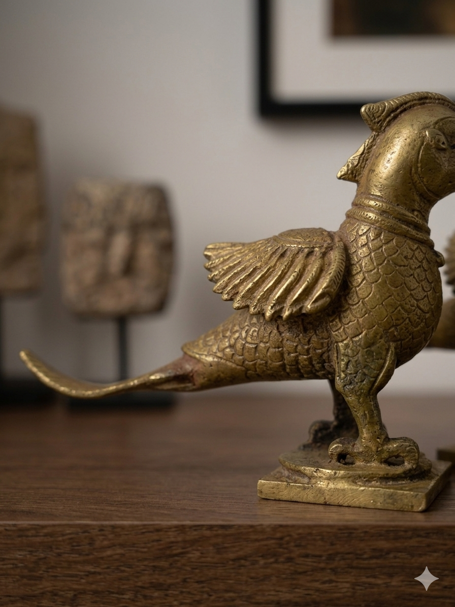 Shuka Yugmam - The Heritage Brass Parrot Pair