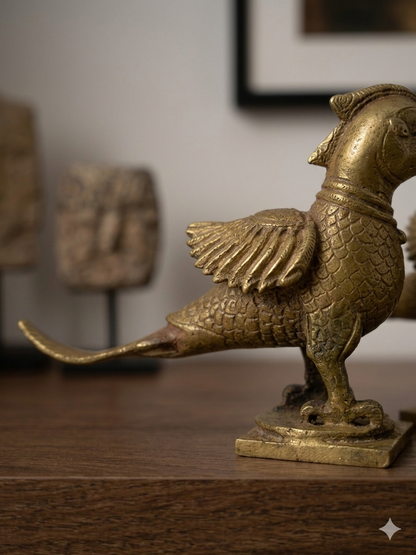 Shuka Yugmam - The Heritage Brass Parrot Pair