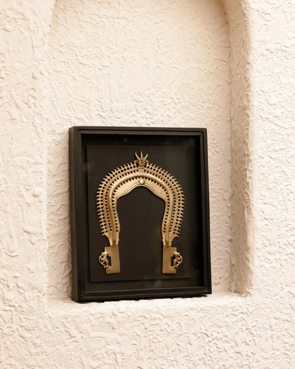 Antique Prabhavali Glam – A Radiant Divine Aura frame