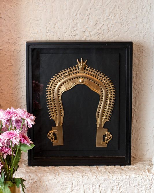 Antique Prabhavali Glam – A Radiant Divine Aura frame