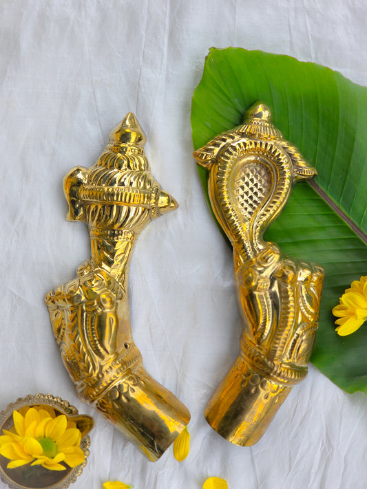 Brass Ankusam and Paasam - Deity Side Hands (Pair)