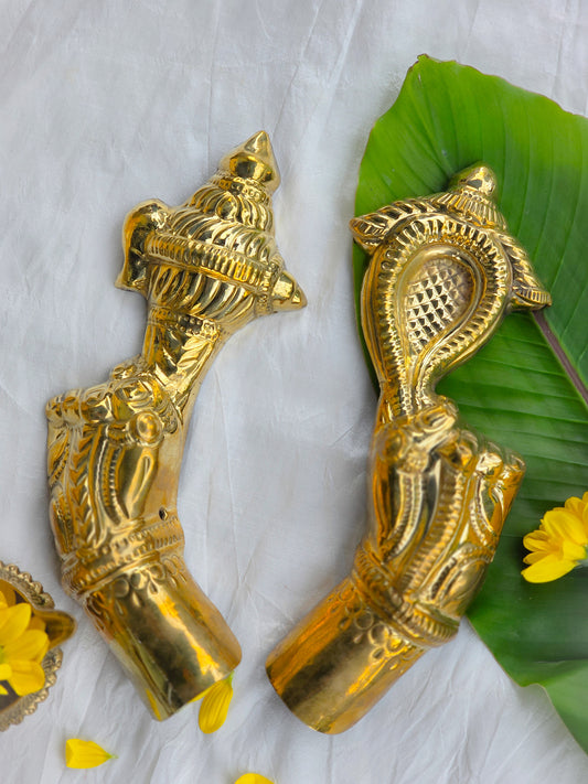 Brass Ankusam and Paasam - Deity Side Hands (Pair)