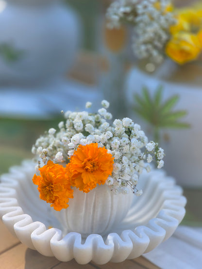 Tulip Blossom Marble votive