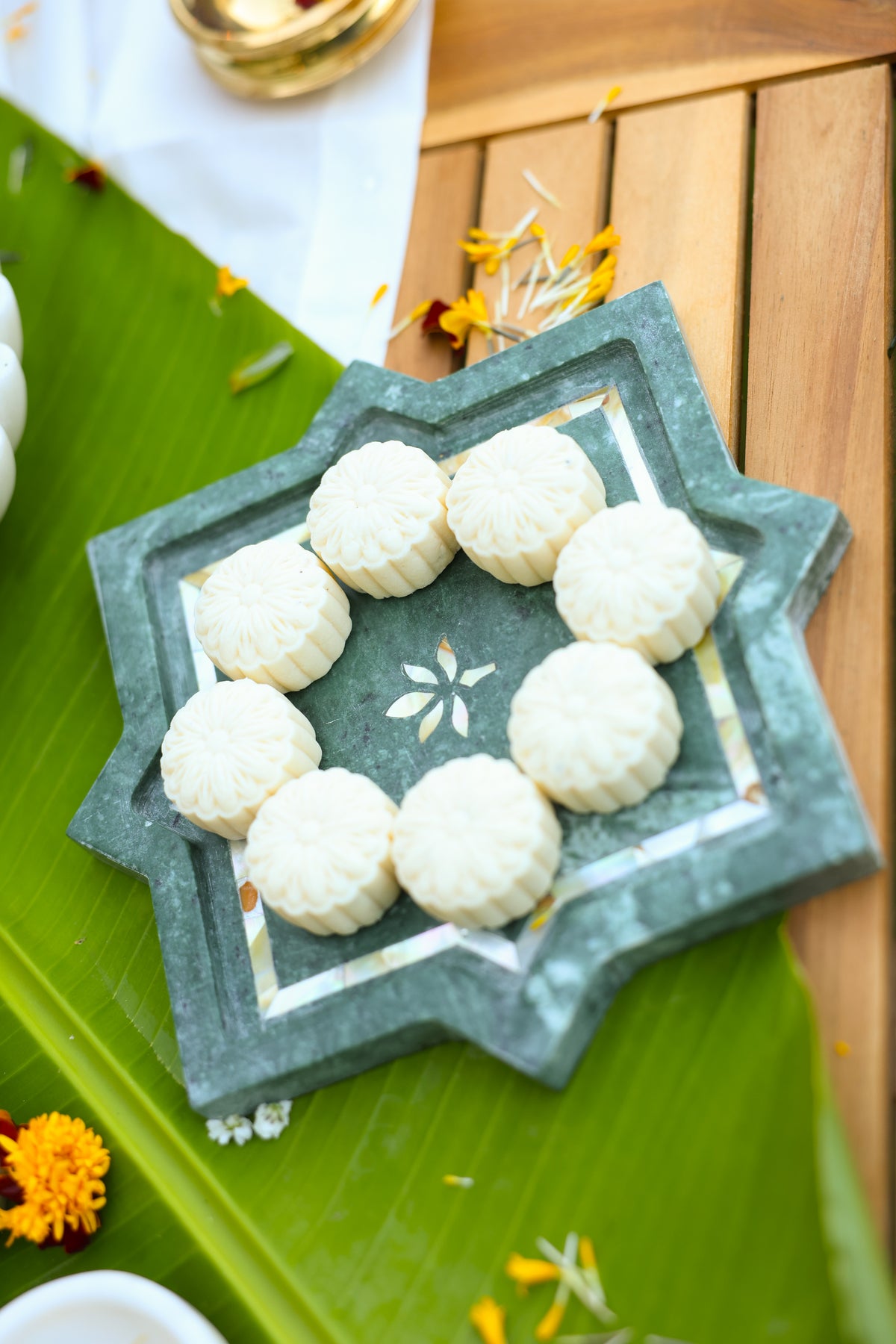 Emerald Green Square Marble Plate