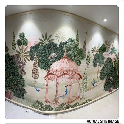 Vivid Winged Beings | Pichwai and Architecture | My Space of Joy