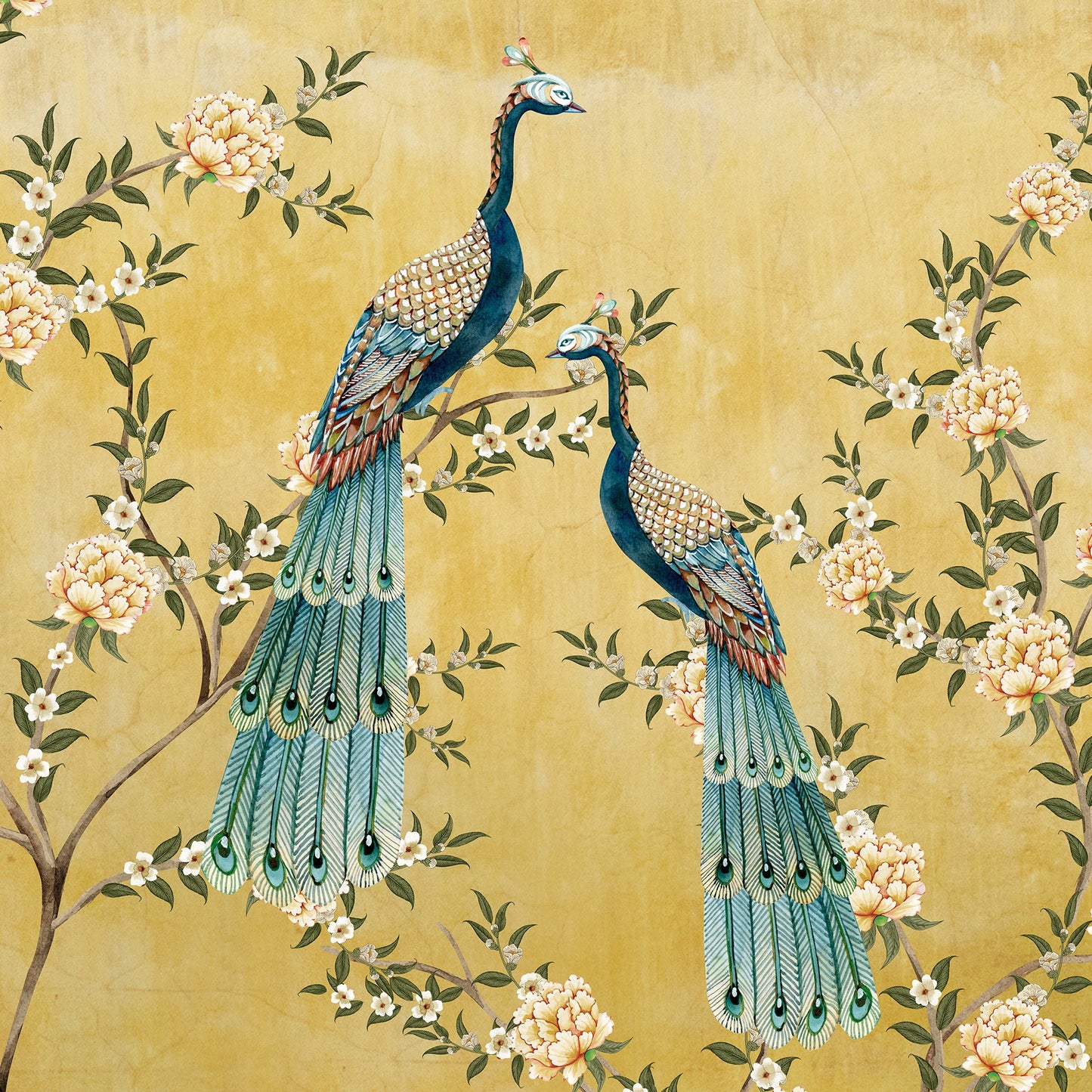 Serenade Of Seasons Peacocks | Chinoiseries | My Space of Joy