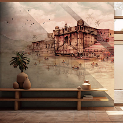 Glimmer Of The Ghat | Pichwai and Architecture | My Space of Joy