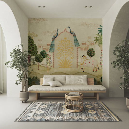 Divine Gateway | Pichwai and Architecture | My Space of Joy