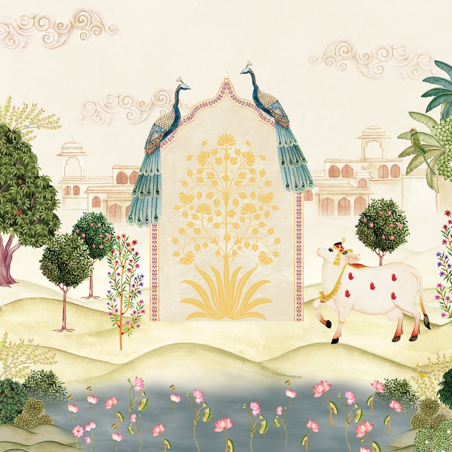 Divine Gateway | Pichwai and Architecture | My Space of Joy