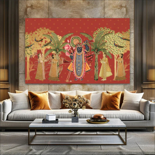 Pichwai Shrinathji | Pichwai and Architecture | My Space of Joy