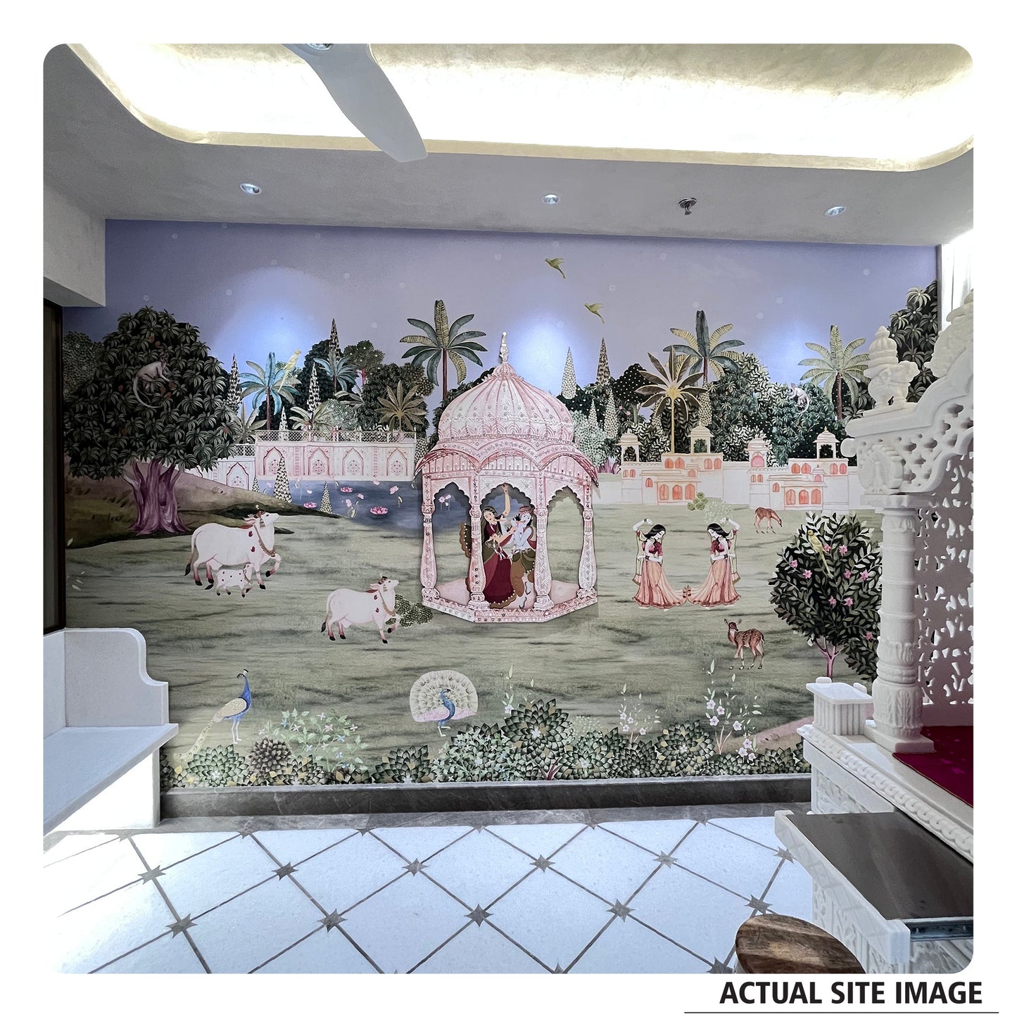 Rasleela With Radha Krishna | Pichwai and Architecture | My Space of Joy