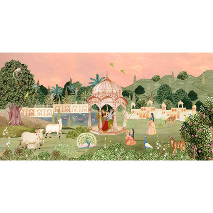 Rasleela With Radha Krishna | Pichwai and Architecture | My Space of Joy