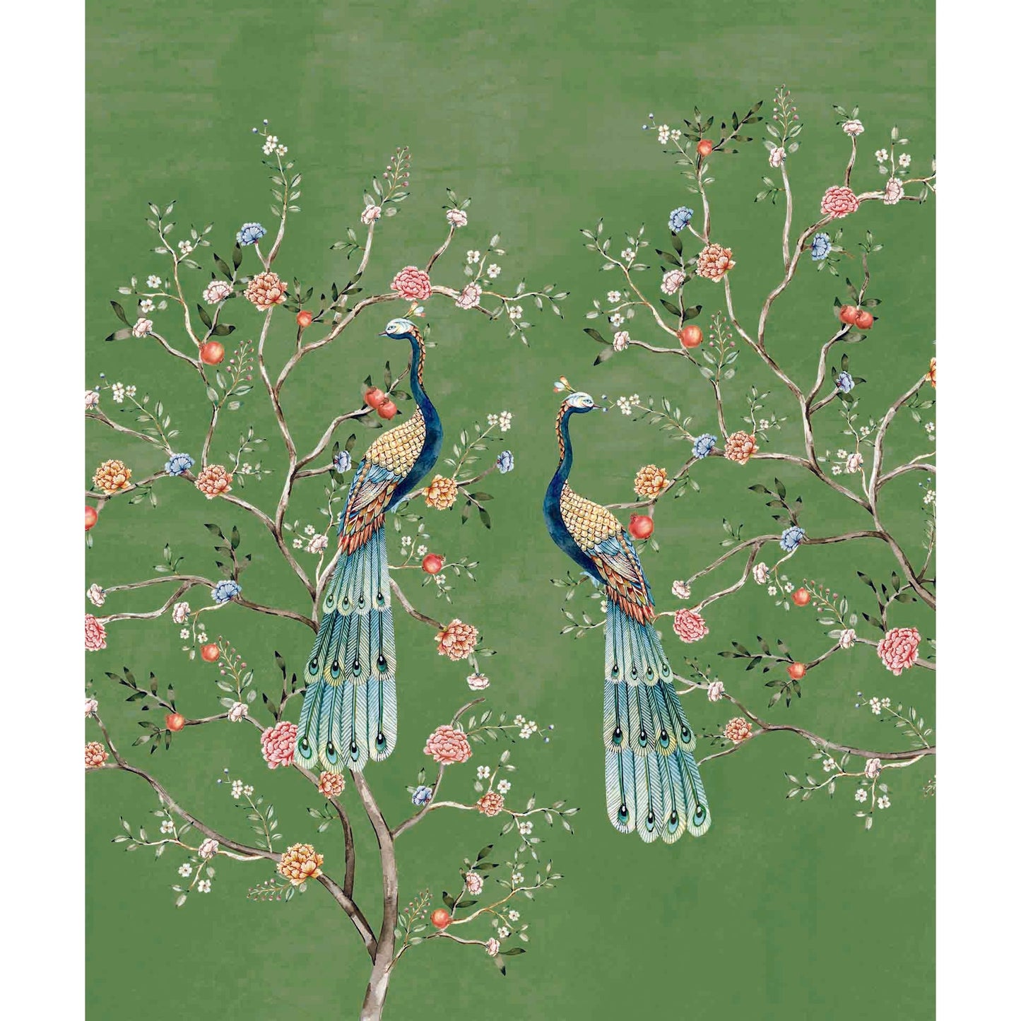Elegant Peacocks | Pichwai and Architecture | My Space of Joy