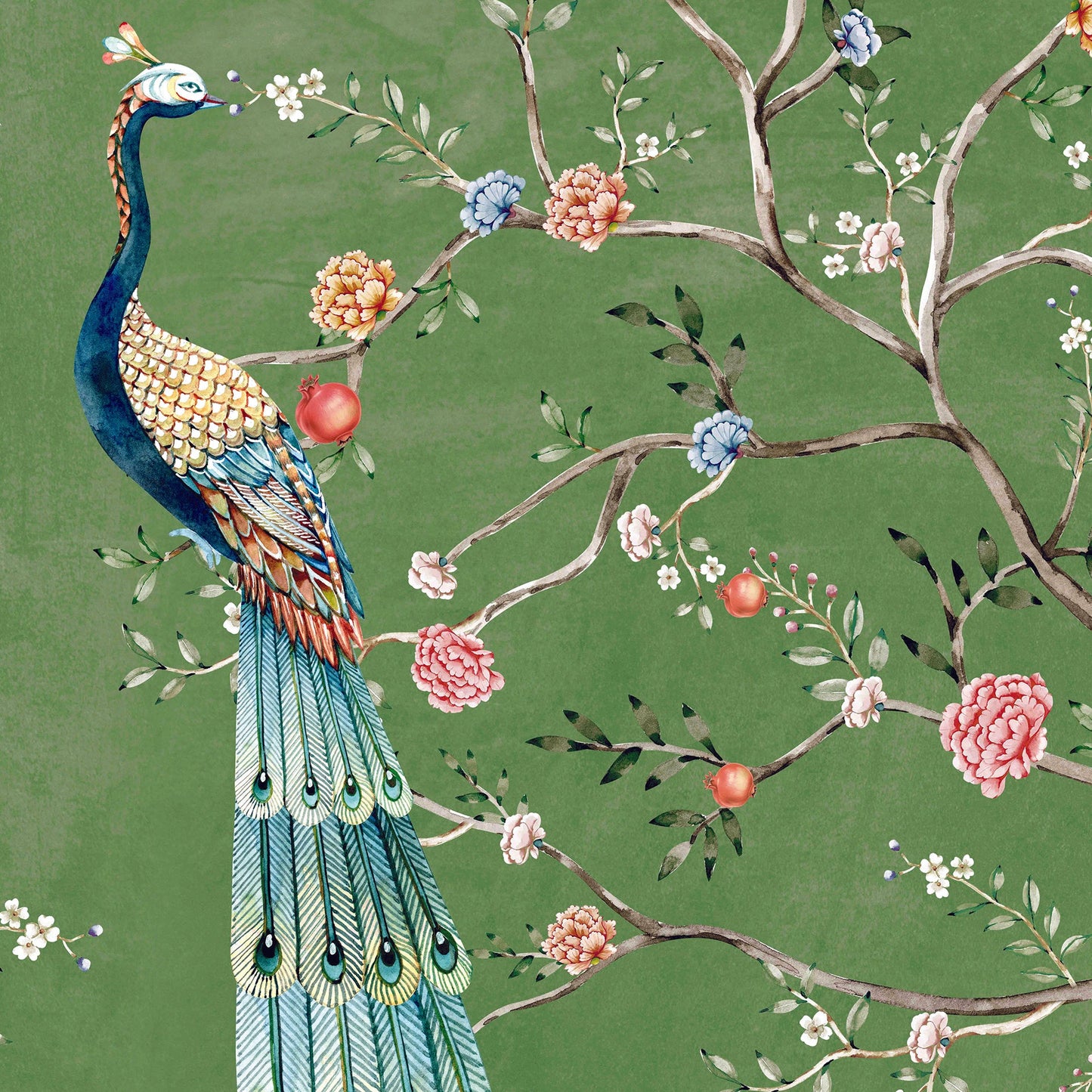 Elegant Peacocks | Pichwai and Architecture | My Space of Joy