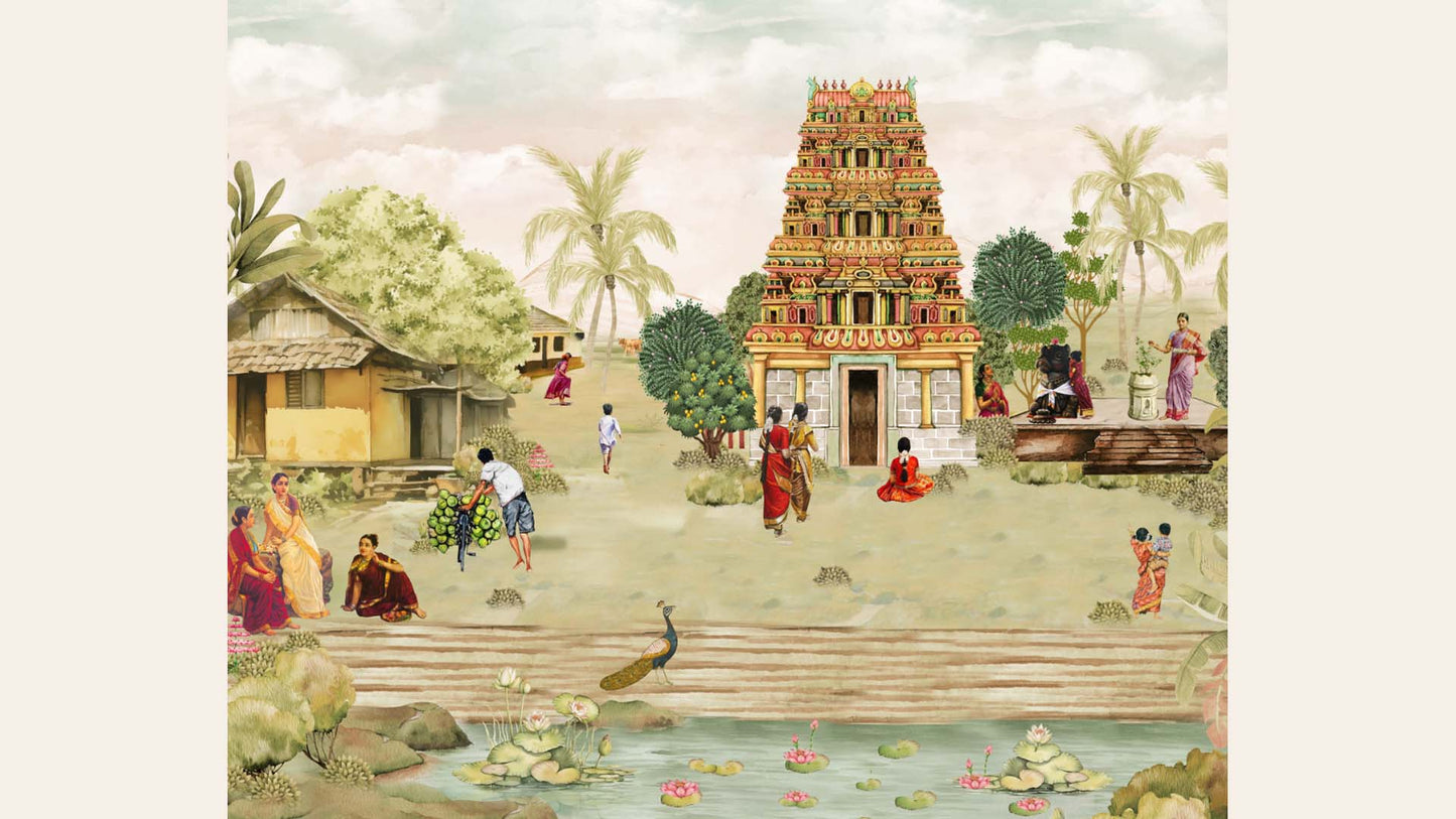 Path To Peace | Pichwai and Architecture | My Space of Joy