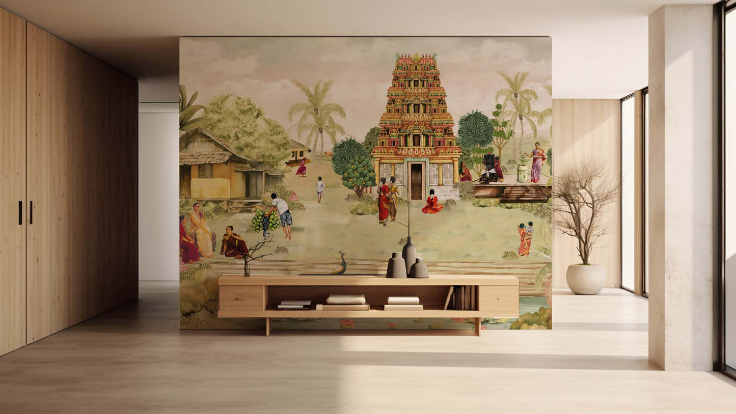 Path To Peace | Pichwai and Architecture | My Space of Joy
