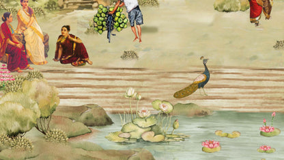 Path To Peace | Pichwai and Architecture | My Space of Joy