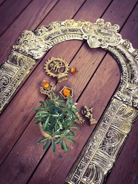 Brass Temple Style Prabhavali