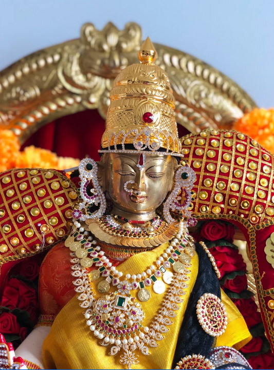 Swarna Kiritam – Brass Crown for Deity Alankaram of