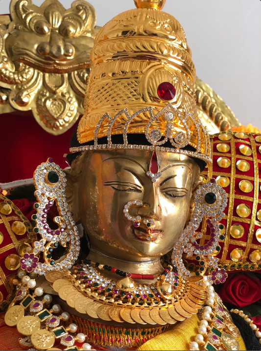 Swarna Kiritam – Brass Crown for Deity Alankaram of