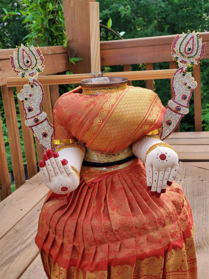 Shanta Padma – Stone Lotus Hands for Deity Decoration