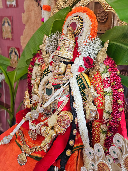 Divya Pathakam Koppu - Pearl Head Bun Ornament with Pathakam