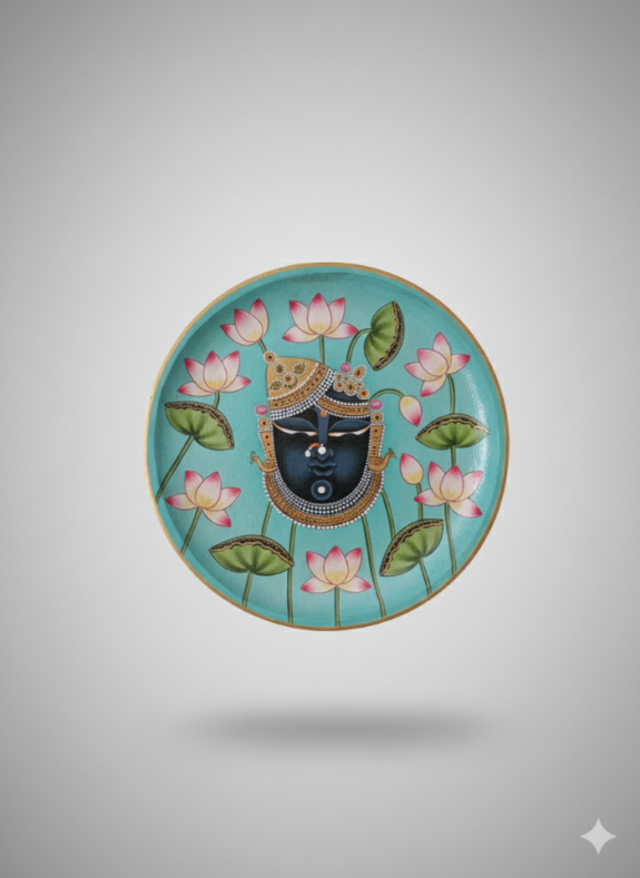 Krishna Kamalabharanam — Krishna Adorned in Lotus Radiance