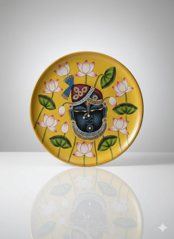 Krishna Kamalabharanam — Krishna Adorned in Lotus Radiance