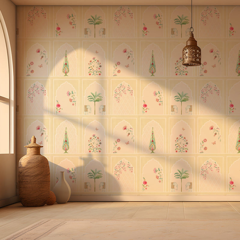 Subtle Arches | Pichwai and Architecture